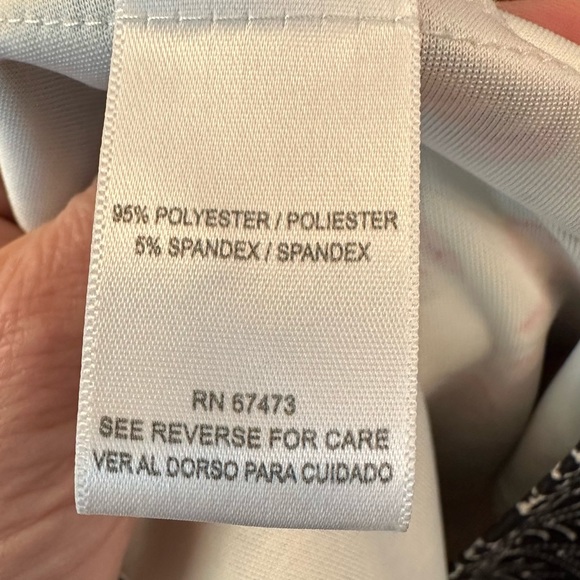 EUC Julian Taylor Fit & Flare Dress - Size 4 - coral/black/white - Picture 5 of 7